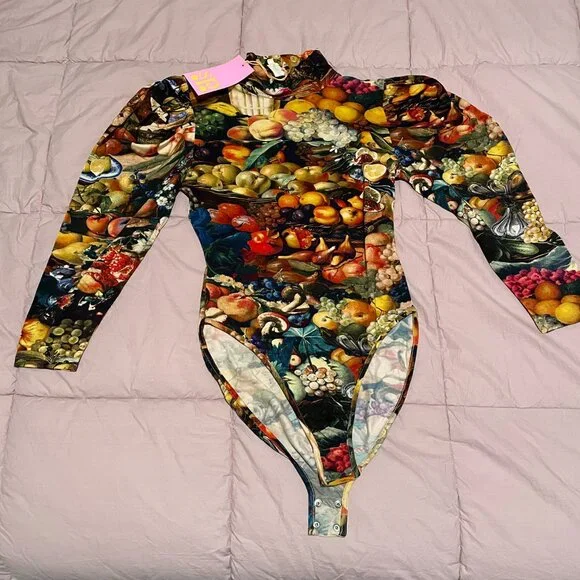 Samantha Pleet Harvest Turtle Bodysuit Size Small - Picture 4 of 7